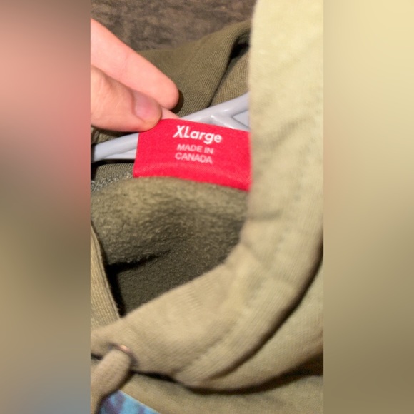 Supreme the crow olive hoodie size XL - Picture 3 of 4